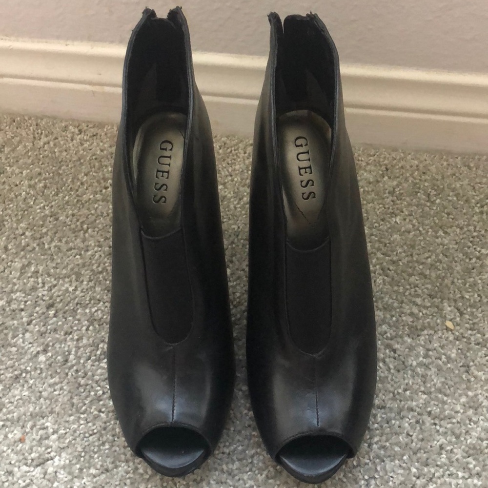 GUESS open toe ankle boots